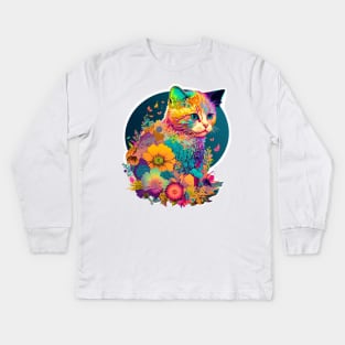 Use KITTEN FROM FLOWERS To Make Someone Fall In Love With You Kids Long Sleeve T-Shirt